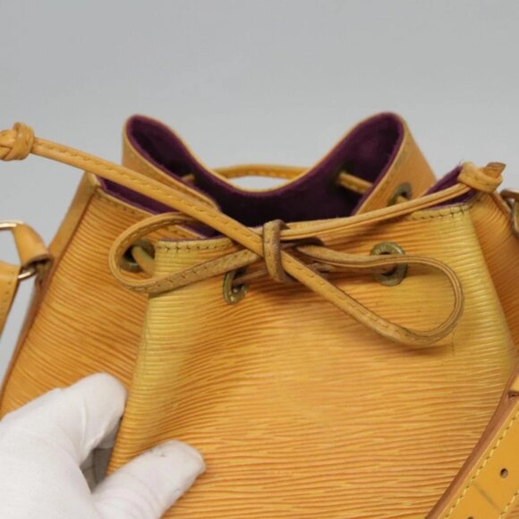 LOUIS VUITTON Epi Petit Noe Shoulder Bag Yellow M44109 LV Auth th5672 - Picture 7 of 16